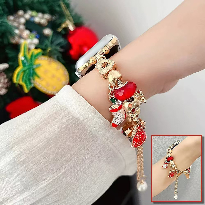 Caedier curea metalică minimalistă pentru Apple Watch S9