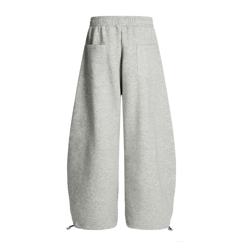 Casual hlače - gradski stil, udoban kroj, srednje visine struka, zip, jednobojne pamučne