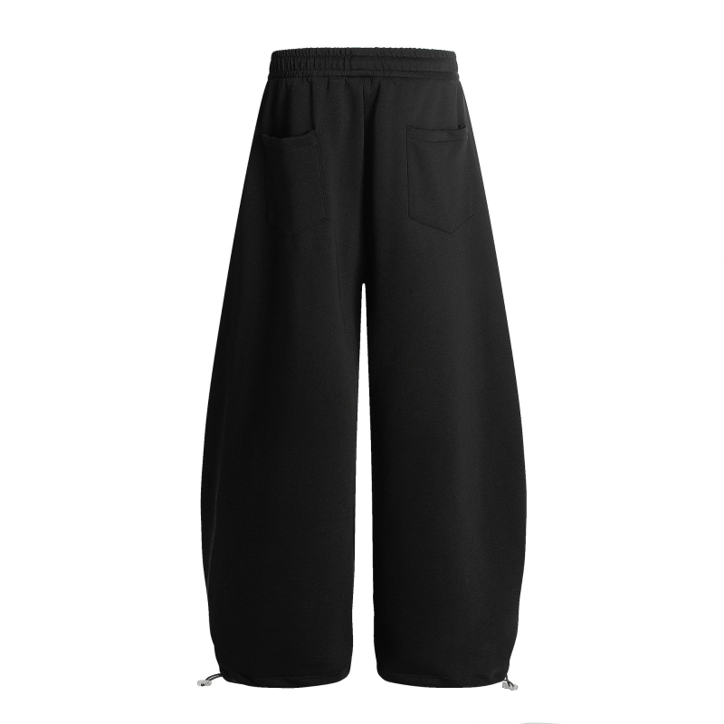 Casual hlače - gradski stil, udoban kroj, srednje visine struka, zip, jednobojne pamučne