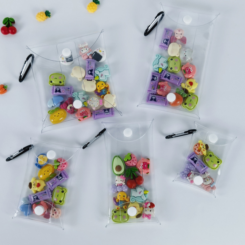 Prozirna PVC cilindrična torbica za spremanje – višestruko namjena organizator za putovanja, šminku, kuhinju, stol, spavaću sobu i kupaonicu (PVC, prozirno, cilindrično, višestruka namjena, stil crtića)