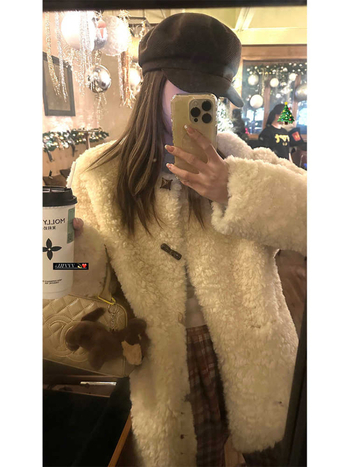 HEYGIRL Винтидж каре полиестерни ежедневни панталони за жени, еластична талия, плътни, с права кройка, есен 2024