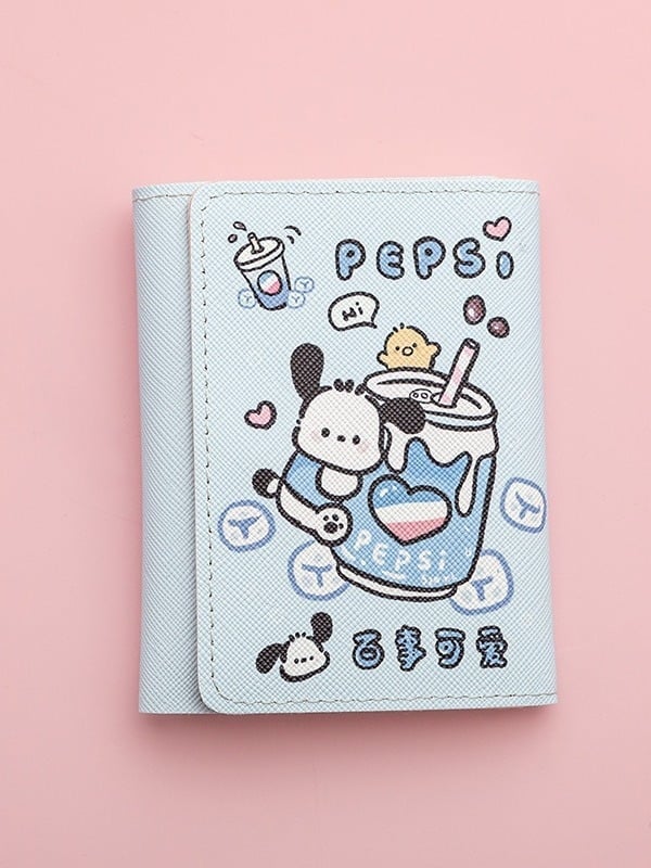 PU nahast münte rahakott anime motiiviga, linnaline minimalistlik stiil, unisex, hingav, veekindel, ülilihtne