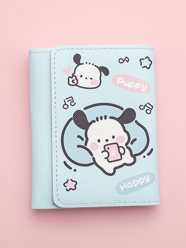 PU nahast münte rahakott anime motiiviga, linnaline minimalistlik stiil, unisex, hingav, veekindel, ülilihtne