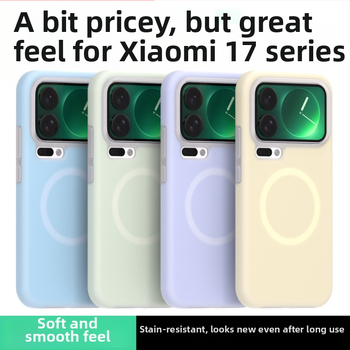 Carcasă magnetică din silicon lichid pentru Xiaomi 17 Pro Max – acoperire completă, finisaj mat, stil minimalist, anti-cădere