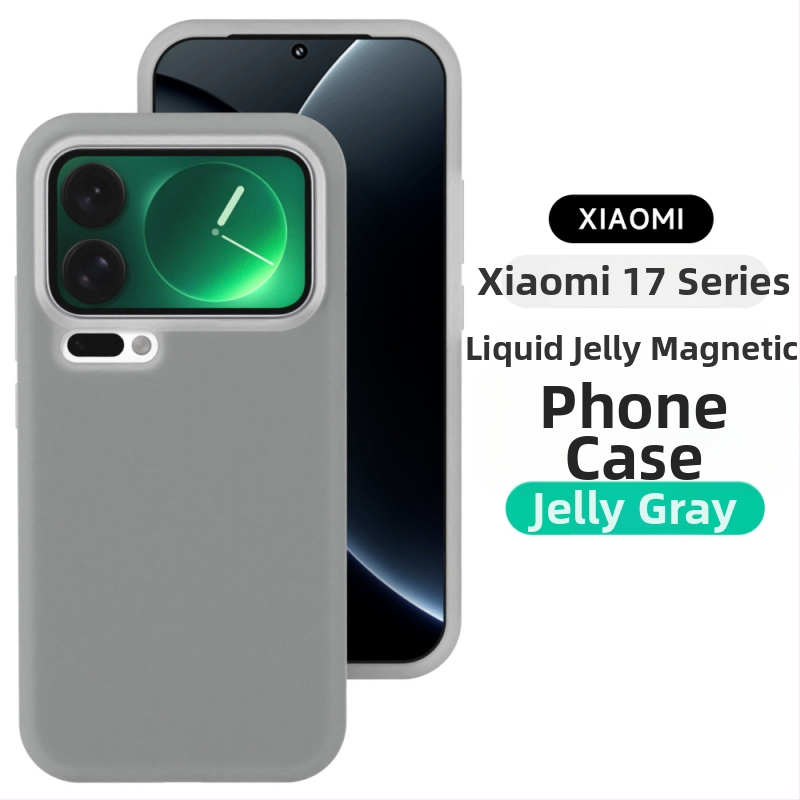 Carcasă magnetică din silicon lichid pentru Xiaomi 17 Pro Max – acoperire completă, finisaj mat, stil minimalist, anti-cădere