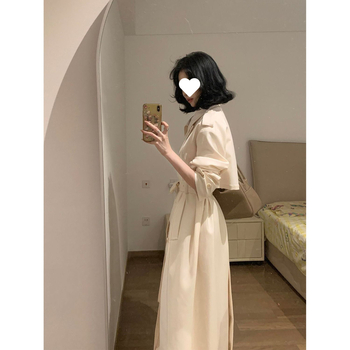 Jakna s A-siluetom, srednja duljina, polo ovratnik, poliester