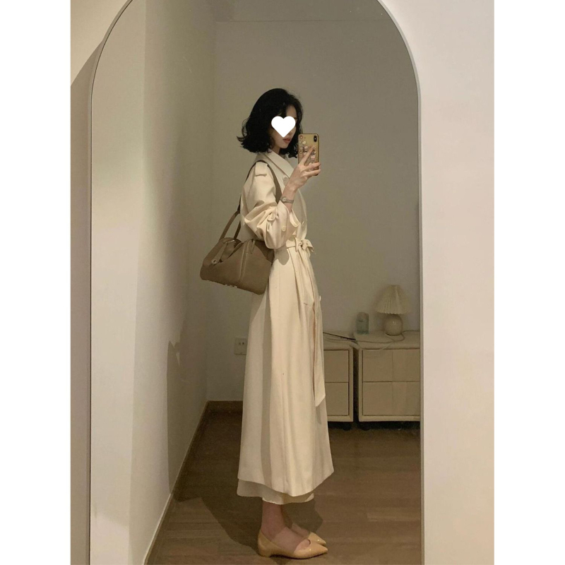 Jakna s A-siluetom, srednja duljina, polo ovratnik, poliester