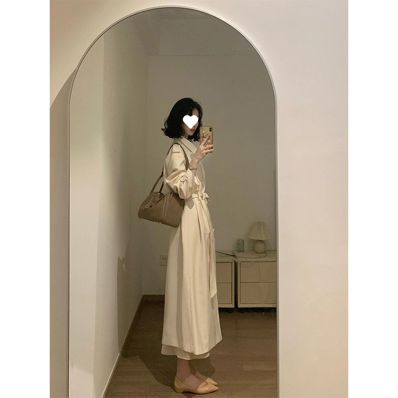 Jakna s A-siluetom, srednja duljina, polo ovratnik, poliester