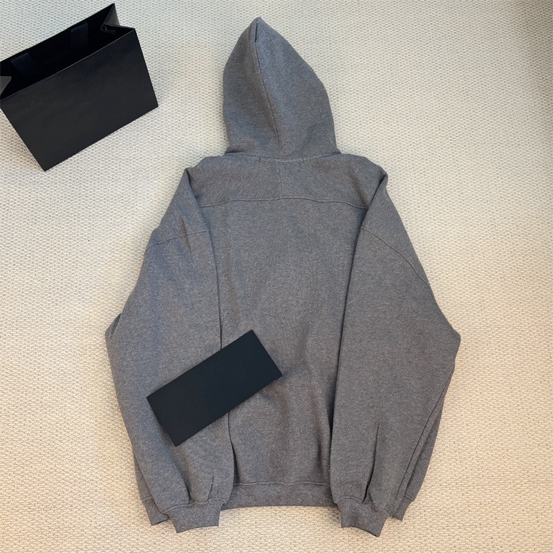 Dámska mikina s kapucňou a zipsom, fleecová podšívka, voľný strih, potlač písmen/čísl, 95% bavlna, jesenné vydanie 2025