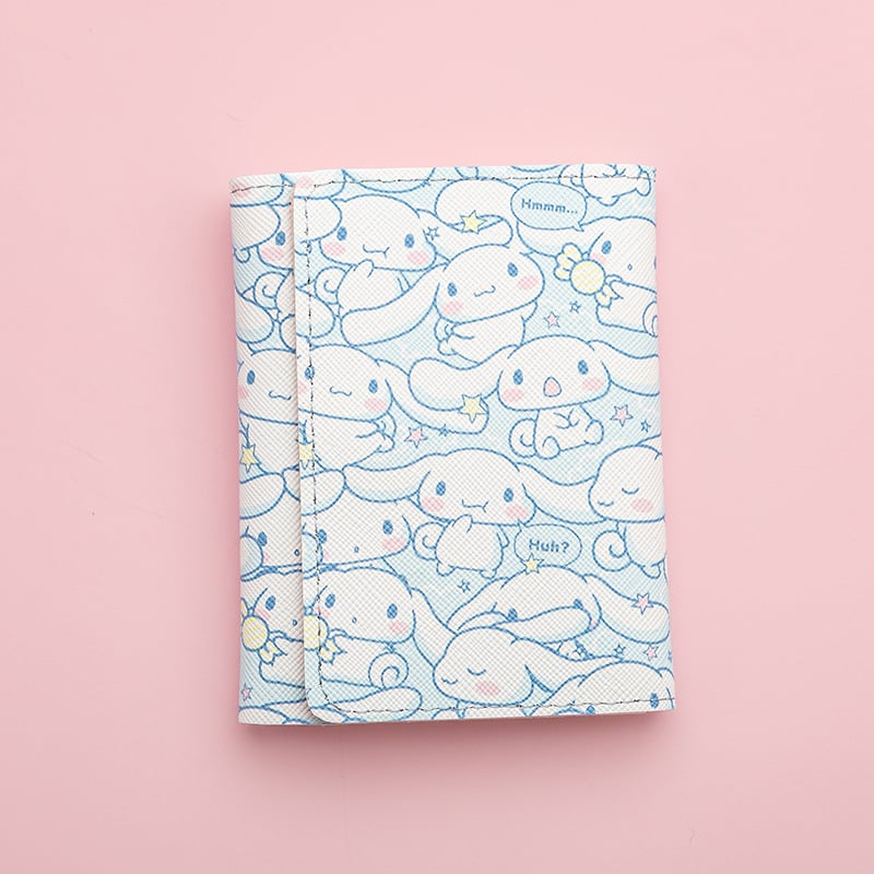 PU kortelių piniginė su animaciniu raštu, kompaktiška monetų kišenė ir kelios kortelių kišenės, kvėpuojanti ir ultra lengva, miestietiškas stilius