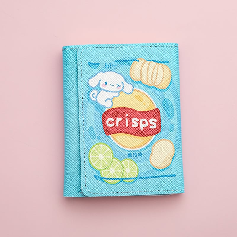 PU anyagú pénztárca, anime és rajzfilm minta, városi minimalist stílus, uniszex, 2024 tavaszi kiadás.