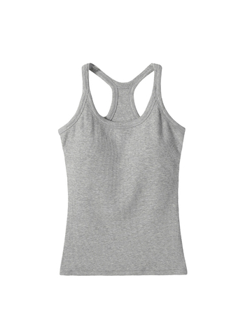 Camisole top s jastučićem za grudi - uski kroj, kratka duljina 40–50 cm, pamuk-viskozna smjesa 30–50% svakog dijela, naramenice nisu uklonjive, za odrasle žene