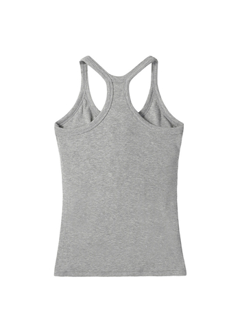 Camisole top s jastučićem za grudi - uski kroj, kratka duljina 40–50 cm, pamuk-viskozna smjesa 30–50% svakog dijela, naramenice nisu uklonjive, za odrasle žene