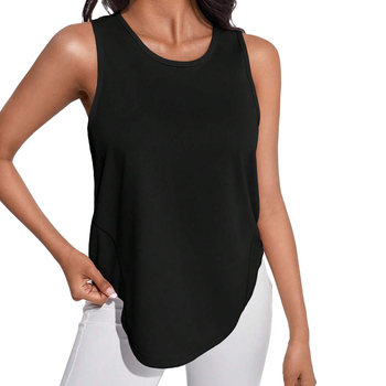 Unisex greitai džiūstantis be rankovių sportinis topas jogos ir treniruotėms, kvėpuojantis, įprasta kirpimo, 90% poliesteris, 10% elastanas, 230 g romėnų audinys