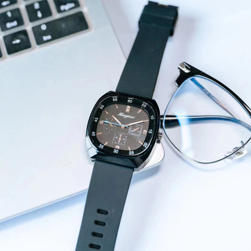Ceas dama quartz cu curea din silicon, afișaj analog, mecanism PE21 original, Mingtuo 4021