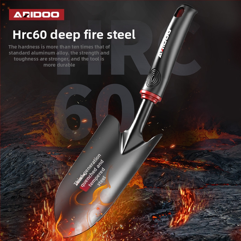 Airuidun Trīsdaļīgs dārza instrumentu komplekts stādīšanai ziediem un dārzeņiem, rakšana un ravēšana