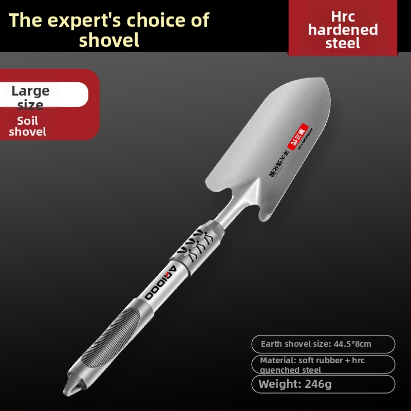 Airuidun Trīsdaļīgs dārza instrumentu komplekts stādīšanai ziediem un dārzeņiem, rakšana un ravēšana