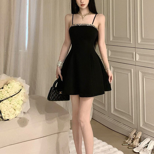 Večernja haljina A-linije, naramenica (sling style), bez rukava, off-shoulder izrez, poliester