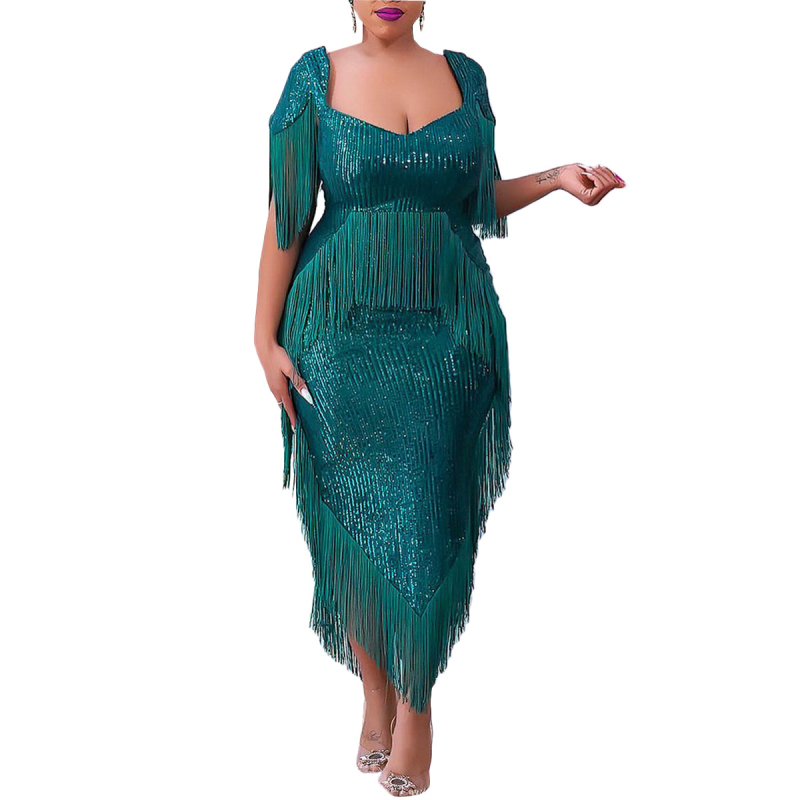 Rochie din chiffon, culoare solidă, lungime midi, guler pătrat, fără mâneci