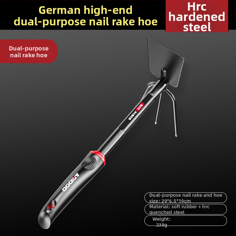 Airuidun lopată de grădină — set de trei piese pentru plantarea florilor și legumelor, afânarea solului, îndepărtarea buruienilor și cultivarea în ghivece