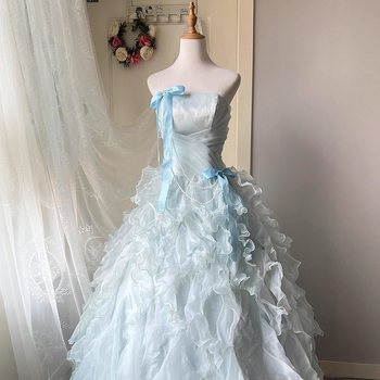 Rochie de seară fără mâneci, lungă, talie la mijloc, pentru ceremonie de majorat