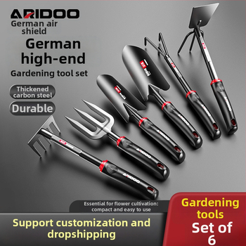 Airuidun Kertészkedő ásó – 3 részes készlet virágok és zöldségek ültetéséhez, talaj lazítása