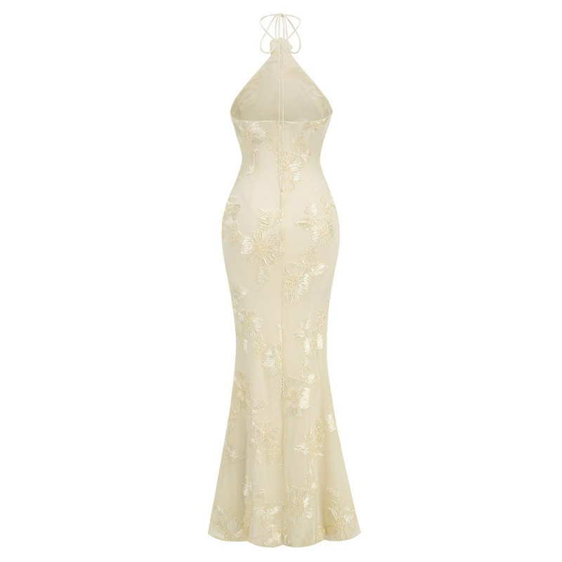 Večernja haljina s cvjetnim uzorkom, camisole stil, duga plisirana haljina, bez rukava, srednji pojas, elegantna.
