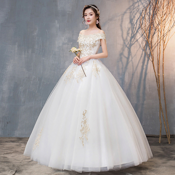 Rochie de mireasă cu un umăr – lungă, ușoară, stil franțuzesc, talie medie, poliester 95%+