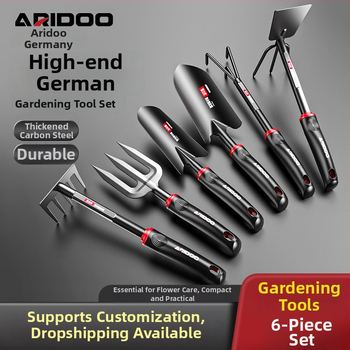 Airuidun mini kerti lapát — 3 részes készlet virág- és zöldségültetéshez, talaj lazításához és cserepes növények rendezéséhez