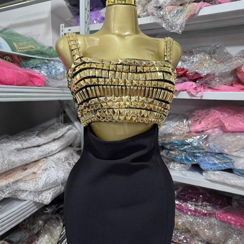 Rochie tip sling cu decolteu în V, fără mâneci, lungă, din poliester