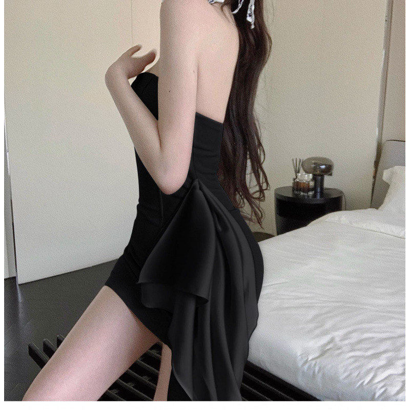 Ženska haljina s cvjetnim uzorkom od poliestera, A-linija, bez rukava, visokim strukom