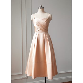 Igilila haljina: bez rukava, visoki struk, srednja duljina, poliester, jednobojni uzorak