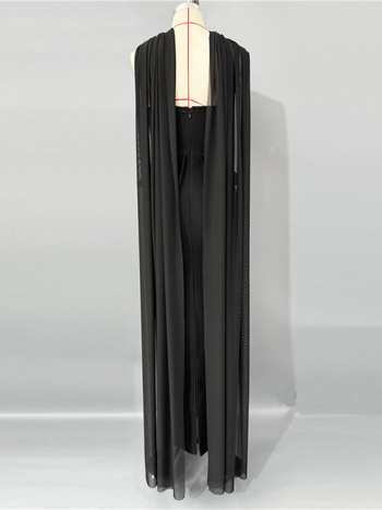 Haljina u bandage stilu s kristalima, bez rukava, midi dužine, visokem struku, pleteni poliester-elastan, stil zvijezde, večernja haljina