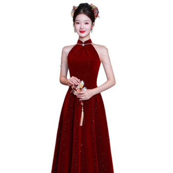 Vjenčana haljina, D-73, Ljeto 2025, bez rukava, tank-top stil, duga A-linijska suknja