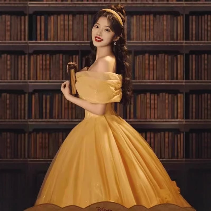 Večernja haljina s jednim ramom, bez rukava, duga tutu suknja, poliester tkanina, za odrasle žene