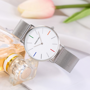 Damski kvarcni sat Morning Dragon, promjer 36 mm, kućište od cinkovog legura, kaiš od nehrđajućeg čelika