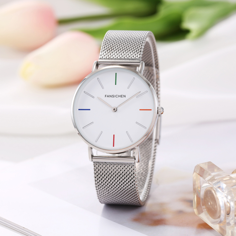 Damski kvarcni sat Morning Dragon, promjer 36 mm, kućište od cinkovog legura, kaiš od nehrđajućeg čelika