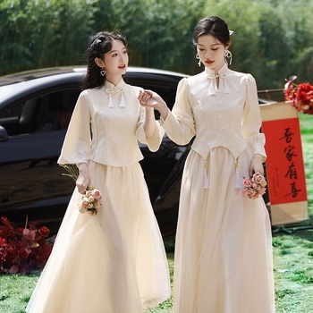 Koszorúslányruha egy vállú, A-vonalú siluett, hosszú szoknya, 3/4‑ujjak, Chenille anyag spandex-szel