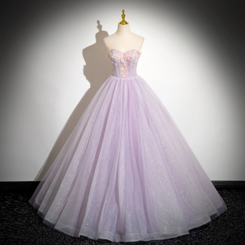 Rochie de seară cu un umăr, siluetă în linie A, talie înaltă, fără mâneci, poliester