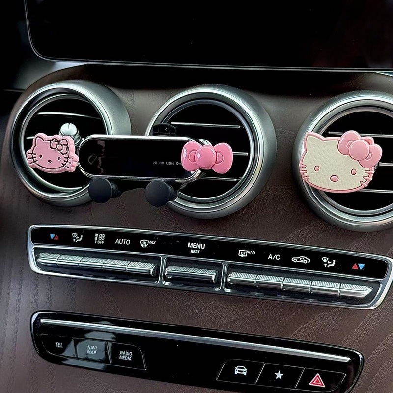 Shuai Hao Držač za telefon za automobil za izlaz zraka – univerzalni model, punjiv, sprej aromaterapije