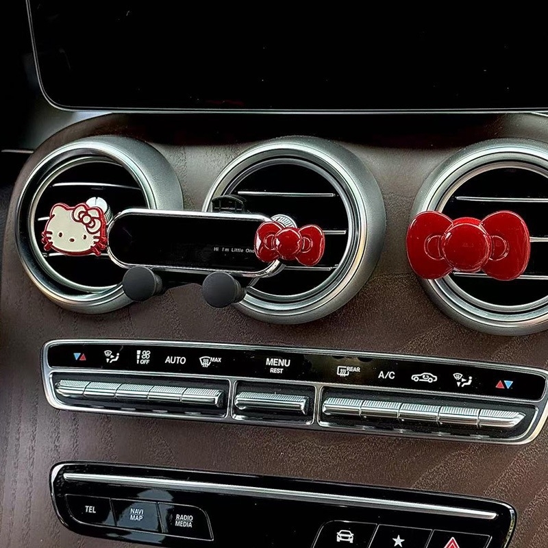 Shuai Hao Držač za telefon za automobil za izlaz zraka – univerzalni model, punjiv, sprej aromaterapije