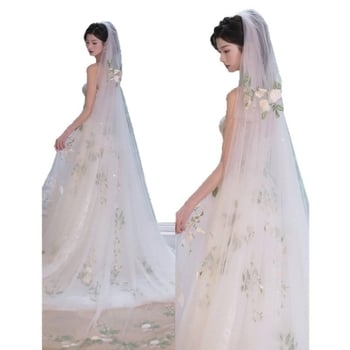 Večernja haljina s jednim ramom, A-linijski kroj, duga, visoki struk, 3/4 rukavi