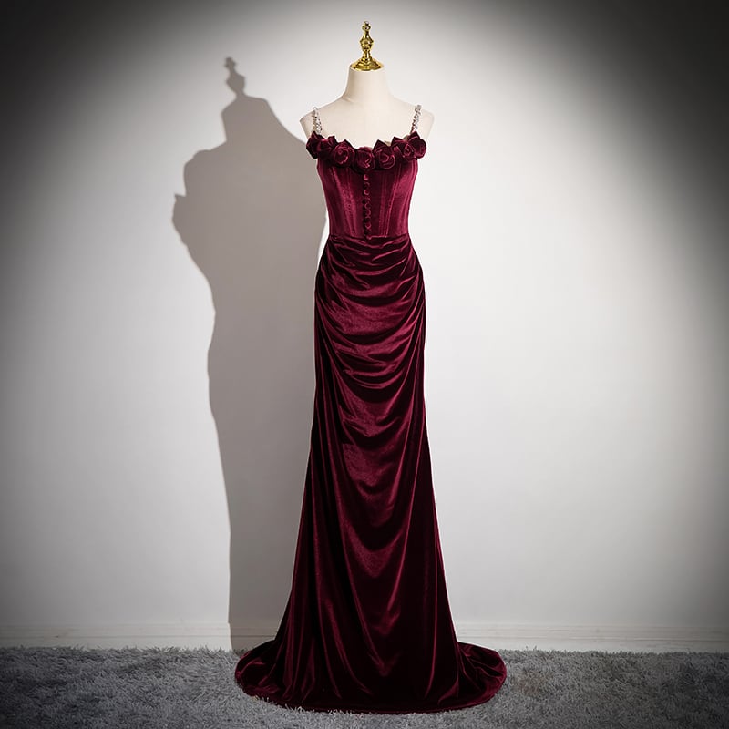 Haljina od Chenille, na jedno rame, A-kroj, duga haljina, 80–90% elastan