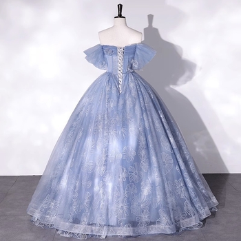 Elegáns esté ruha váll nélküli, A-vonalú, ujjatlan, hosszú szoknya, magas derék