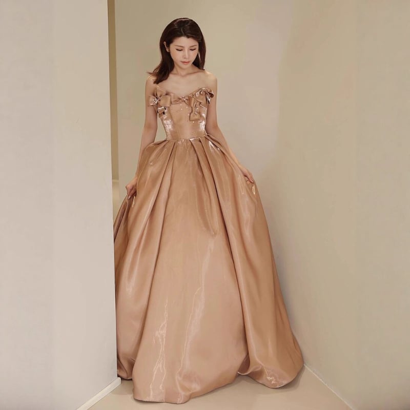 Satenska vjenčana haljina za zaruke, visokim strukom, bez rukava, duga večernja haljina