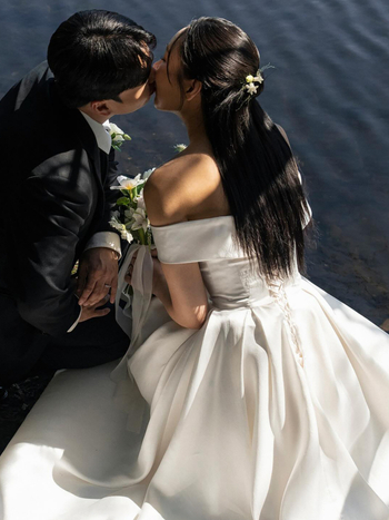 Vjenčana haljina s jednim ramenom, tutu suknja, poliester-spandex smjesa, bez rukava, duga suknja