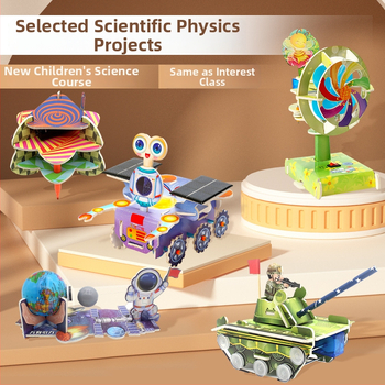 STEAM Tudományos készlet gyerekeknek - EVA habból készült oktatási játék, 7–14 éveseknek, gyakorlati tanulás, kognitív és szenzoros fejlődés, interaktív STEM tevékenységek