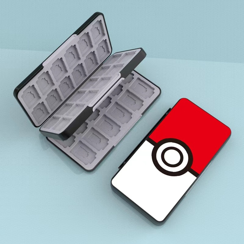 Box na úložné kartičky Nintendo Switch, ABS, Agitomo AKSW, kapacita 48 NDS a 24 TF kariet