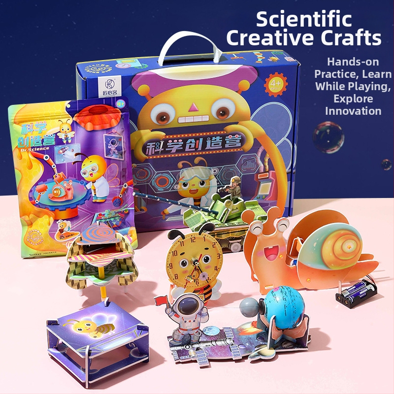 Set STEAM pentru copii - Jucărie educațională din spumă EVA, pentru vârsta 7–14 ani, învățare practică, dezvoltare cognitivă și senzorială, activități STEM interactive