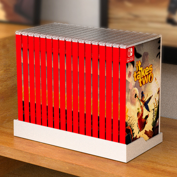 Ajitomo 305 husă de stocare pentru cartele Nintendo Switch, ABS, compatibilă cu cartele NS/OLED